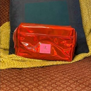Red latex Makeup bag